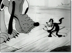 Still from 'Mickey's Pal Pluto' featuring Pluto and his little devilish self